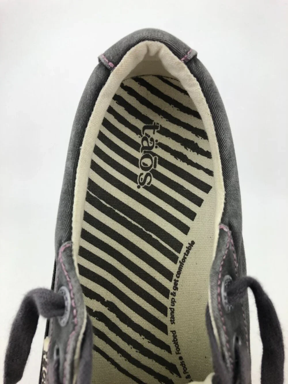 Taos Moc Star Gray Canvas Sneakers 8